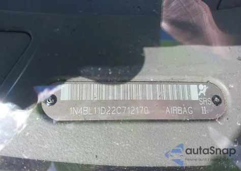 2002 Nissan Altima 3.5 Se z USA, uszkodzony, nr VIN 1N4BL11D22C712170